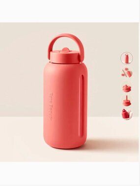 NWT Rare Beauty x Bink Day Bottle (with Flip Cap & Lounge Straw Cap) - JOY